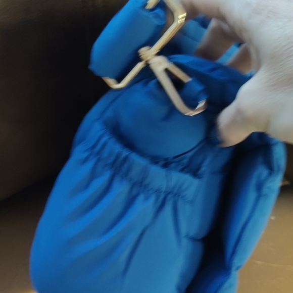 Blue Quilted Men's Bag - Picture 3 of 6